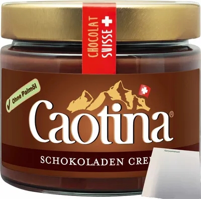 Produktbild von Caotina Choco-Crème Palmölfrei (300g Glas) + usy Block