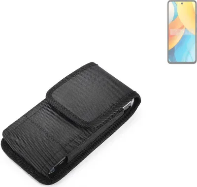 Produktbild von Holster Gürteltasche kompatibel mit ZTE Axon 60 Lite Holster Gürtel Tasche wasserabweisend Handy Hülle Schutz Hülle Outdoor schwarz K-S-Trade