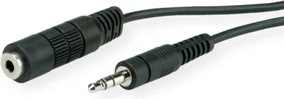Immagine prodotto di Cavo di prolunga audio ROLINE - Da connettore mini-jack stereo maschio a connettore mini-jack stereo femmina