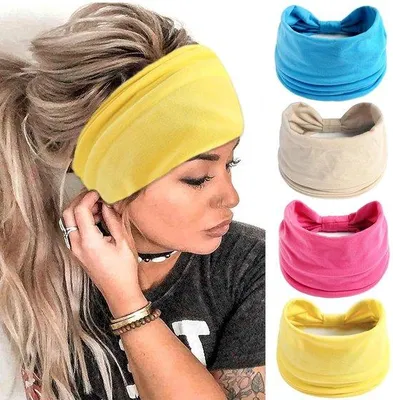 Immagine prodotto di Elastici per capelli da yoga - Estremità spessa bianca - 4 pezzi