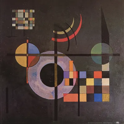 Produktbild von Wassily Kandinsky Kunstdruck Bild - Gegengewichte, 1935 (40 x 40 cm)