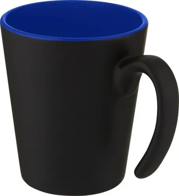 Obrázok produktu pre Bullet - Hrnček na kávu "Oli", keramický, 360 ml PF3849 (jedna veľkosť) (čierna/modrá)