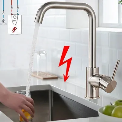 Produktbild von Küchenarmatur Niederdruck 360° Wasserhahn Küche Einhandmischer Spültischarmatur