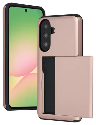 Imagen del producto de Funda Trasera con Ranura para Tarjetas para Samsung Galaxy A57 (5G) - Oro rosa