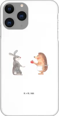 Produktbild von Mr. & Mrs. Panda Iphone 11 Pro Handyhülle Hase Igel - Weiß - Geschenk, Liebe Spruch, Premium Kunststoff, und, Trösten, Lustige Sprüche, Herzschmerz, Handy Case