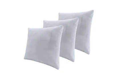 Obrázok produktu pre Set troch dekoratívnych vankúšov ZANE - šedý 5