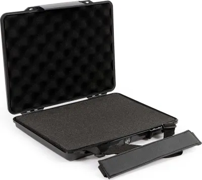 Zdjęcie produktu dla Walizka uniwersalna Wiltec 33,2 x 26,1 x 4,9 cm, walizka transportowa z paskiem do przenoszenia, walizka ochronna z ABS, walizka z pianką kostkową