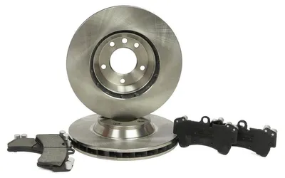 Produktbild von MASTER-SPORT Bremsenset Vorne Bremsscheiben Beläge Satz für VW Touareg (7LA, 7L6, 7L7) 350mm