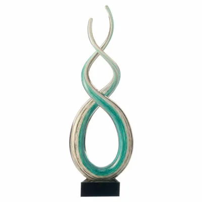 Immagine prodotto di Scultura 38 bianco/turchese Rotate