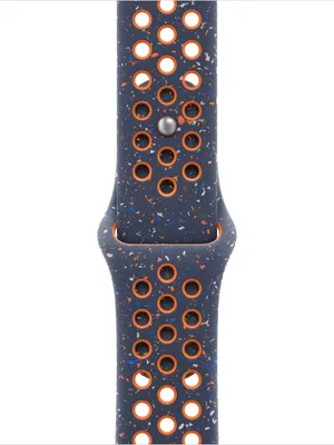 Immagine prodotto di Apple MYJW3ZM A accessorio indossabile intelligente Band Blu Arancione Fluoroelastomero