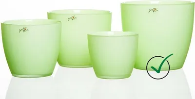Produktbild von Blumentopf Silk hellgrün 16cm