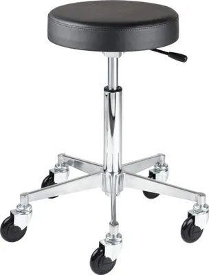 Produktbild von Efalock Rollhocker Clic Tec Round Alu M
