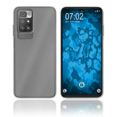 Produktbild von PhoneNatic Case kompatibel mit Xiaomi Redmi 10 - Crystal Clear Silikon Hülle crystal-case Cover