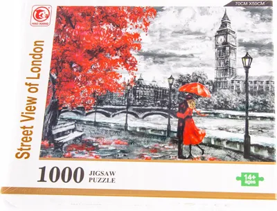 Immagine prodotto di PUZZLE 1000 pezzi Strade di Londra BIG BEN LONDRA