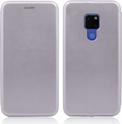 Produktbild von Handy Schutz Hülle für Huawei Mate 20 Handytasche mit Magnetdeckel Kartenfach und Standfunktion Klapphülle Grau
