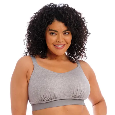 Zdjęcie produktu dla Bralette Elomi Downtime, dostępny w dużych rozmiarach, kolor: szary melanż
