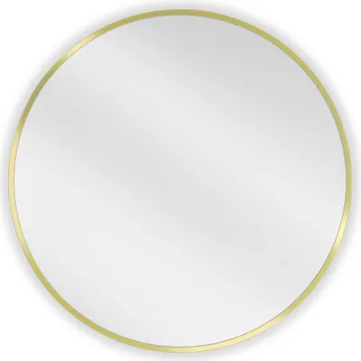 Immagine prodotto di Mexen Loft specchio da bagno rotondo 60 cm, cornice dorata - 9850-060-060-000-50