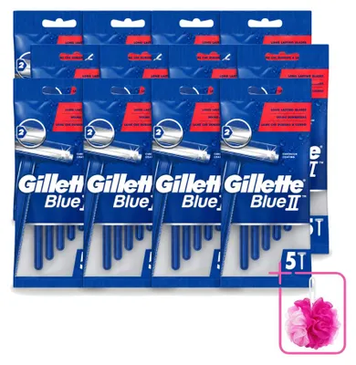 Produktbild von 12 x Gillette Blue II Einwegrasierer - Sparpackung - 12 Stücke