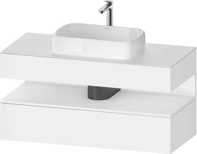 Produktbild von DURAVIT QA4732018180000 QTG KWTU WH Ek. 1200x550x600 Wß Mt. H