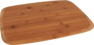 Produktbild von BURI Bambus-Schneidebrett 38x28cm Küchenbrett Buffetplatte Holzbrett Tranchierbrett
