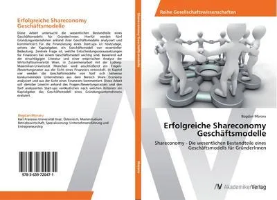 Produktbild von Erfolgreiche Shareconomy Geschäftsmodelle
