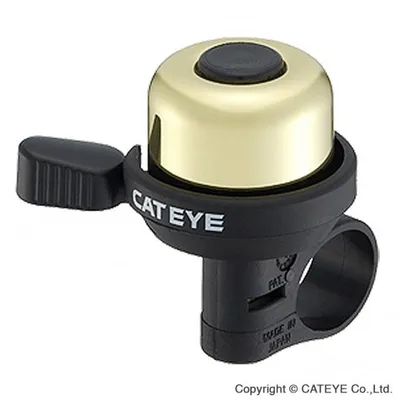 Produktbild von CatEye WIND BELL BRASS PB-1000G gold Fahrradklingel