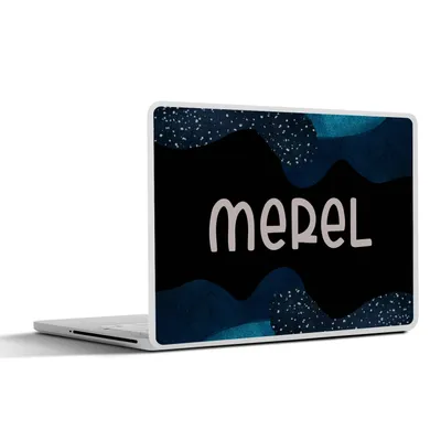 Produktbild von MuchoWow® Laptop Aufkleber Sticker Cover Merel - Pastell - Mädchen 32.5x23.5 cm - Sticker für Laptop - Selbstklebend