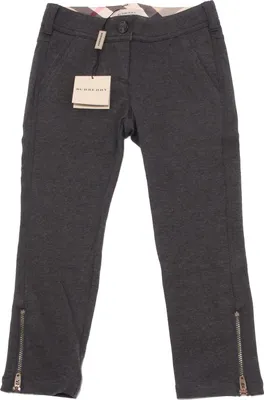 Produktbild von 8036Q Jeggings grigio bimba BURBERRY Pantaloni Kinder Kinderhosen Hosen