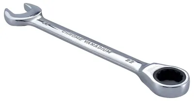Ringschlüssel-Ratsche 22 mm, 1 Stück, Chrom-Vanadium-Stahl