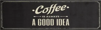 Produktbild von vidaXL Küchenteppich Waschbar Kaffee 45x150 cm Samt