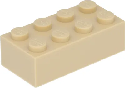 Produktbild von Lego® 2x4 Stein 3001 - 1 Stück Beige