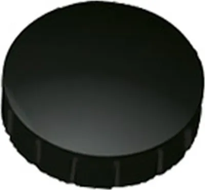 Produktbild von Rundmagnet Solid  24 mm 0,6 kg Haftkraft 10 Stück schwarz Packung mit 24 Stück
