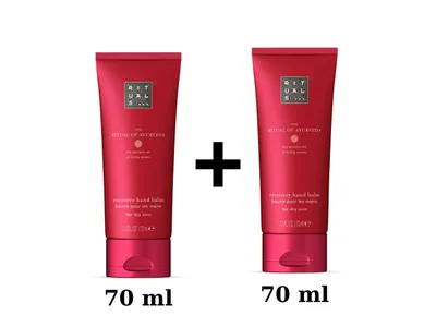 Produktbild von Rituals of Ayurveda - 2 X Hand Balm Hand Cream 70 ml x 2 = 140 ml + Gift bag Rituals