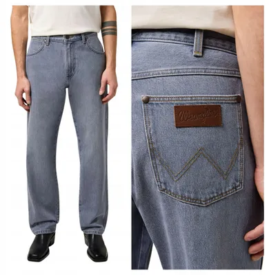 Obrázek produktu pro Wrangler | Džíny Frontier volného střihu, barva šedá (Hellgrau), velikost 31/32