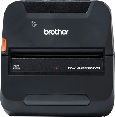 Produktbild von Brother RJ-4250WB, 203 x 203 DPI, 127 mm/sek, Verkabelt & Kabellos, Schwarz