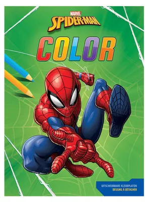 Image de Bloc à colorier Marvel Spider-Man