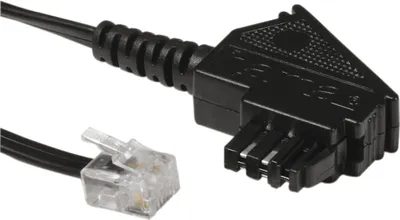 Produktbild von Hama - 44862 Anschlusskabel, TAE-N-Stecker - Modular-Stecker 6p2c, 6 m