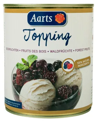 Immagine prodotto di Aarts Bosvruchten Topping 850g – Miscela fruttata di frutti di bosco per dessert e torte