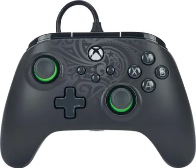 Zdjęcie produktu dla PowerA XBGP0190-01, Gamepad, PC, Xbox One, Xbox One S, Xbox One X, D-pad, Przycisk Home, Przycisk menu, Przycisk Select, Przewodowa, USB, Czarny, Limonka