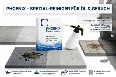 Imagen del producto de Quitamanchas de aceite 200 g (10 L) limpiador enzimático | PHOENIX