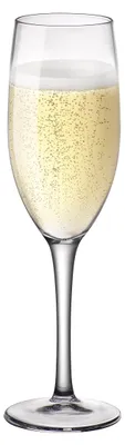 Champagnerglas 170 ml, gehärtetes Glas, geometrisch, 12 St.