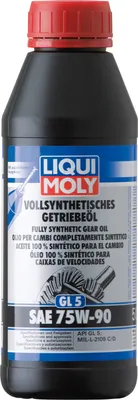 Produktbild von LIQUI MOLY Vollsynthetisches Getriebeöl (GL5) SAE 75W-90 | 500 ml | Getriebeöl |