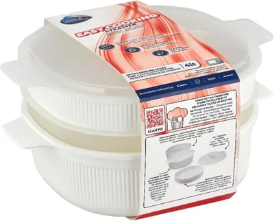Zdjęcie produktu dla Care + Protect CMVDS8003, Pojemnik, Owalny, 4 l, Przezroczysty, Biały, 1 szt.