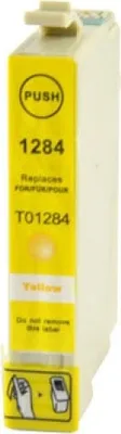 Produktbild von Druckerpatrone kompatibel mit Epson T1284 Yellow XL für Stylus Office BX305 F, BX305 FW, BX305 FW Plus, Stylus S22, SX125, SX130, SX230, SX235, SX235 W, SX420 W, SX425 W, SX430 W, SX435 W, SX438 W, SX440 W, SX445 W, T22