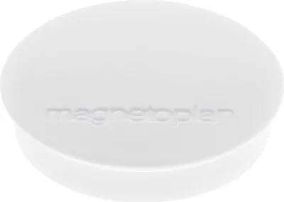 Obrázok produktu pre magnetoplan Discofix okrúhly magnet "štandard", biely