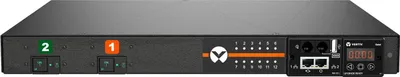 Obrázek produktu pro Vertiv VP59100, Spínané, 1U, Jedna fáze, Vodorovný, Černá, 12 AC zásuvky / AC zásuvek