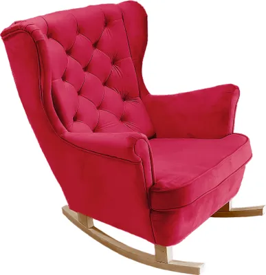 Produktbild von DomoHome Relaxsessel Armlehnensessel Armlehnen Fernsehsessel Loungesessel Polstersessel Couchsessel Armsessel Chair Wohnzimmersessel Ohrensessel | 102x81x95cm | Red_29837