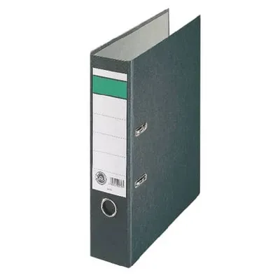 Produktbild von Ordner Neutral 80mm DIN A4 Werkstoff: Pappe Material der Kaschierung auen: Papier Material der Kaschierung innen: Papier schwarz