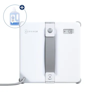 Produktbild von ECOVACS WINBOT Mini 2 Fensterputzroboter mit 1L Original Fensterreinigungsflüssigkeit, Smarte Navigation, 6 App-Modi, 10-Stufiges Sicherheitssystem