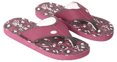 Produktbild von Animal - Damen Flipflops "Swish", Leo-Muster MW2571 (40 EU) (Burgunderrot)